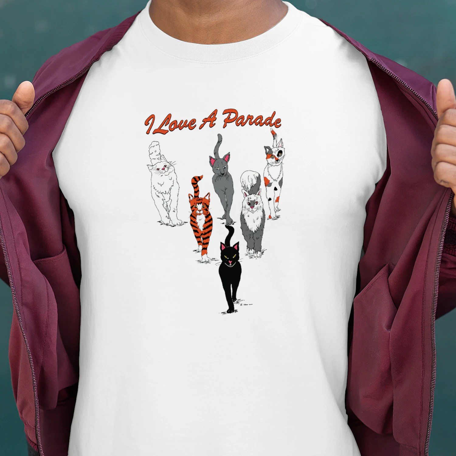 I Love A Parade Walking Cats Shirt