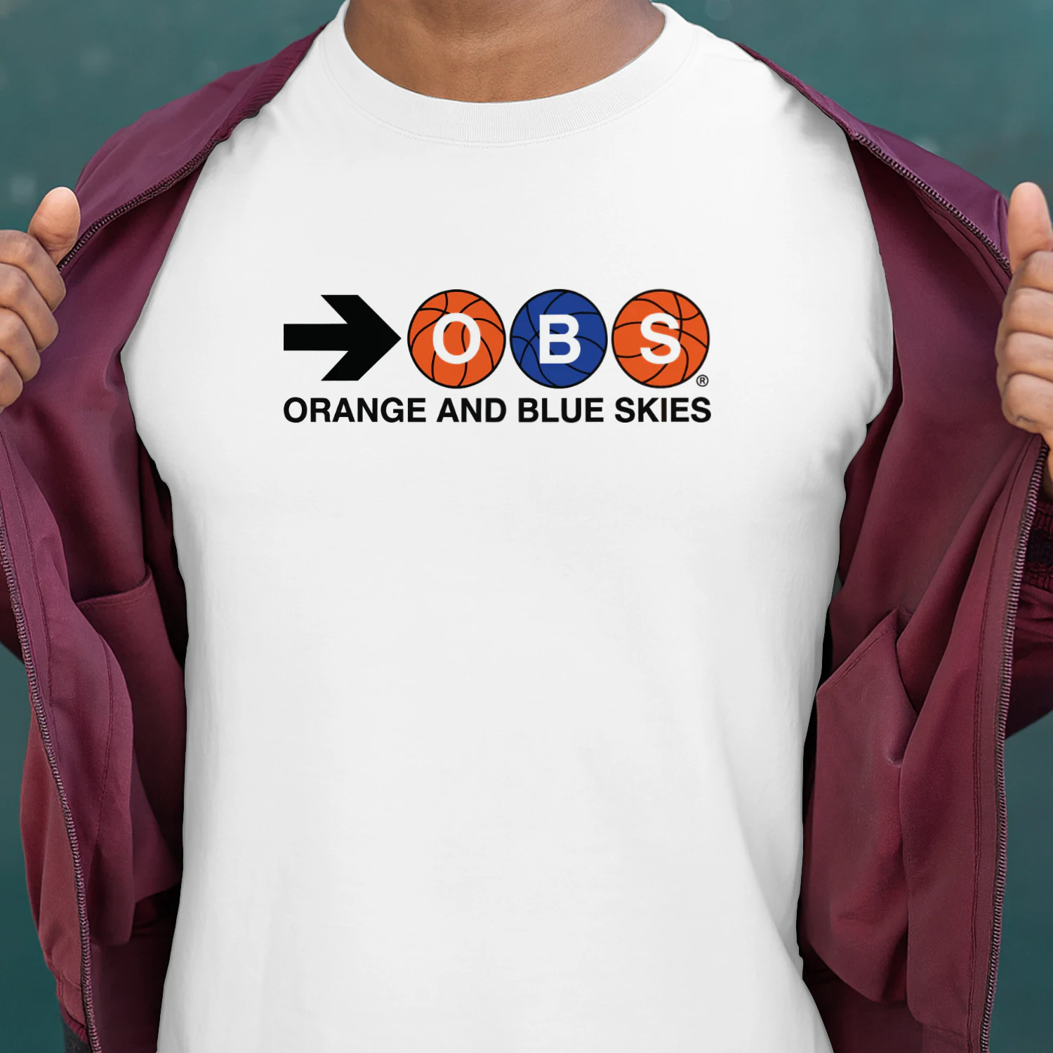 Spike Lee Orange and Blue Skies Shirt 2026 NBA Finals Game 2 Brooklyn Tee