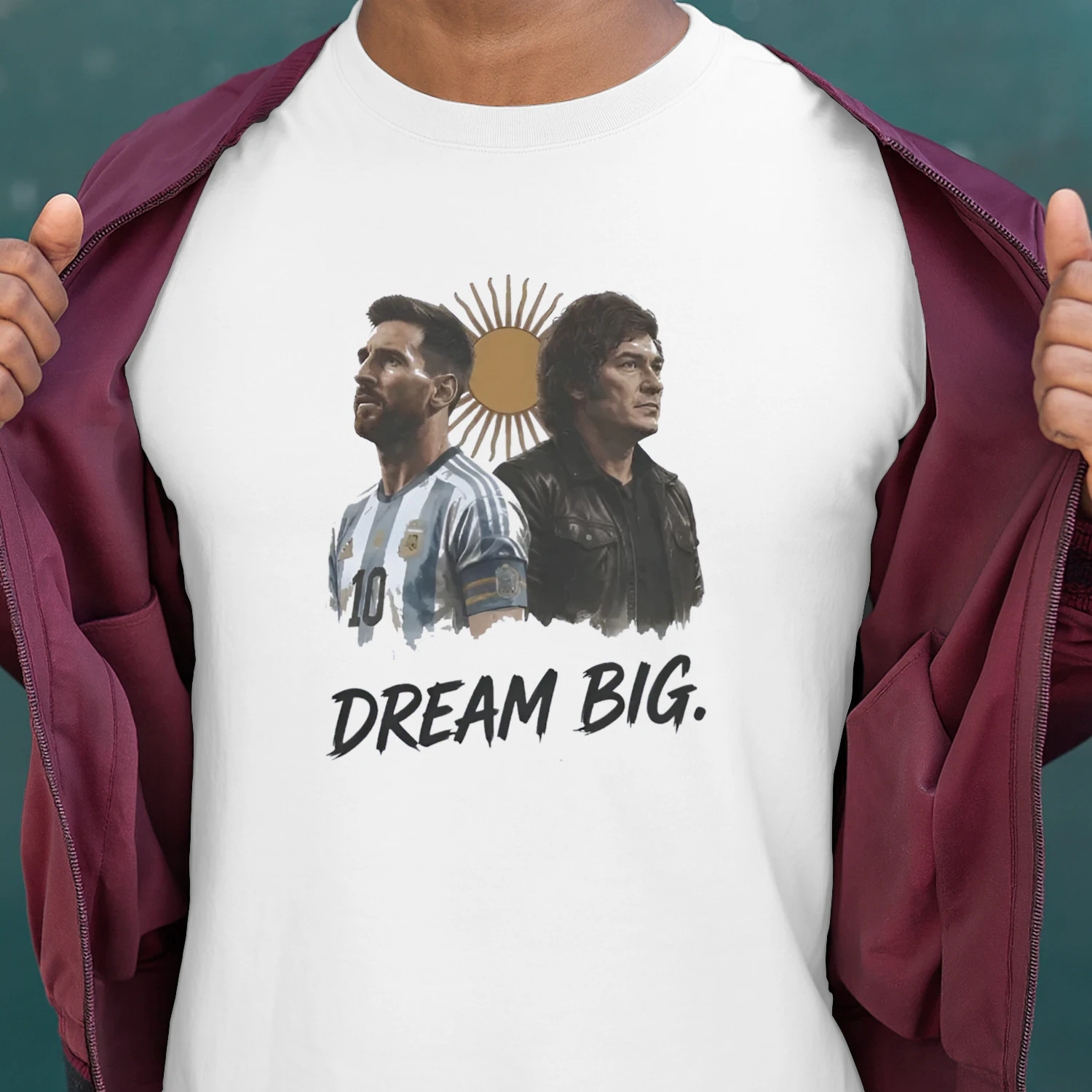 Lionel Messi x Javier Milei Dream Big Shirt