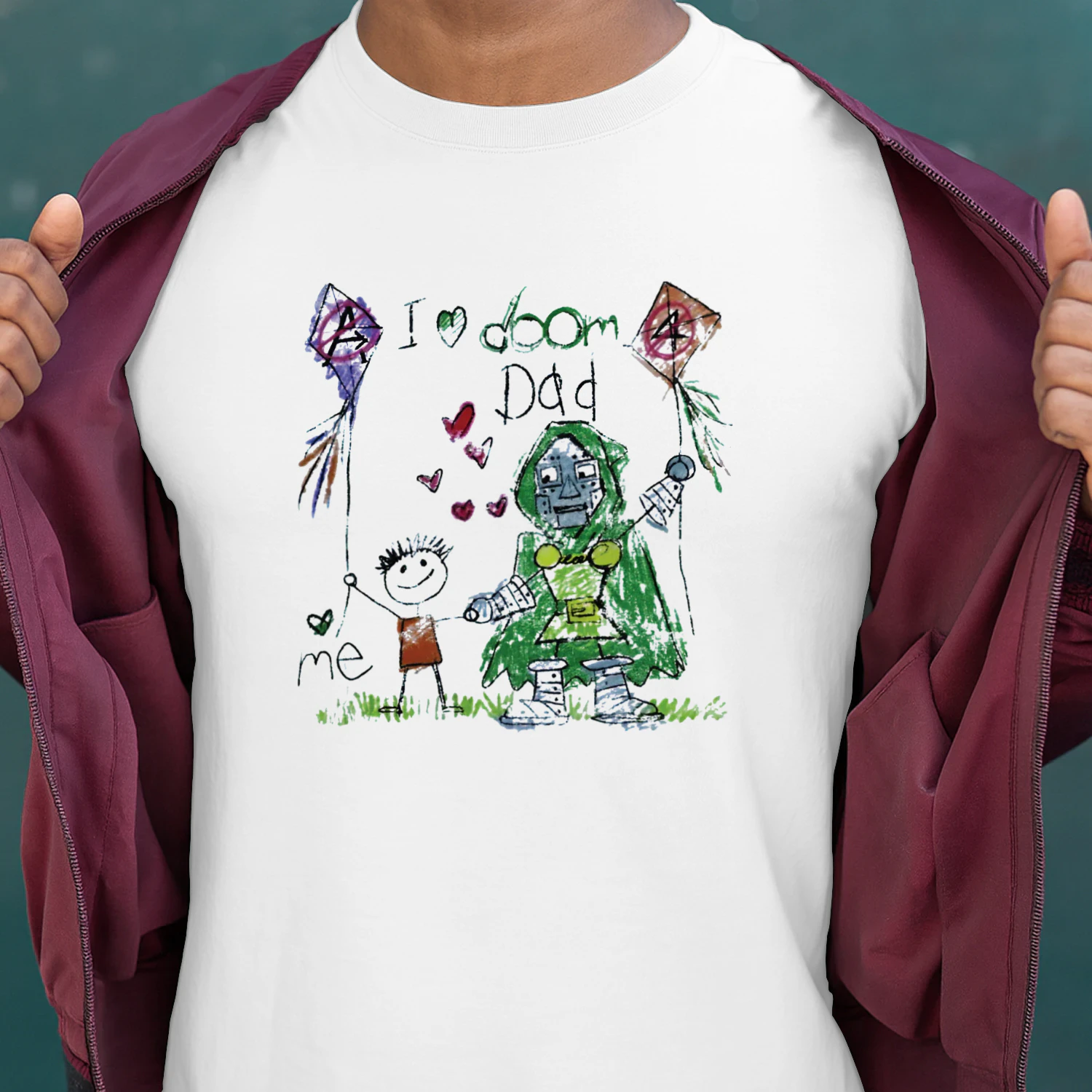 Robert Downey Jr I Love Doom Dad Doctor Doom Shirt