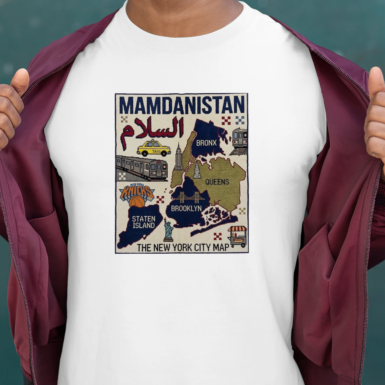 Mamdanistan The New York City Map Shirt