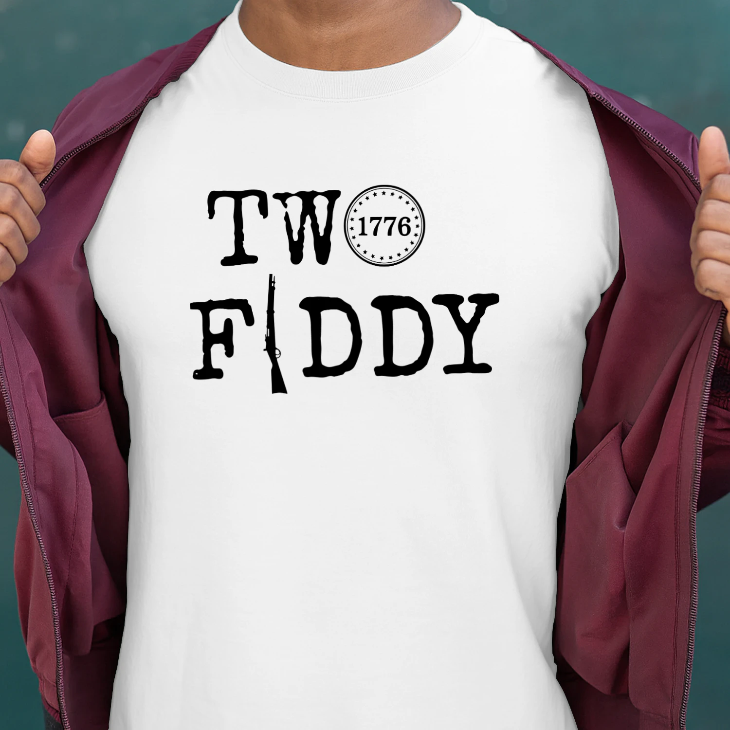 Two Fiddy 250 Years Independence 1776 Shirt