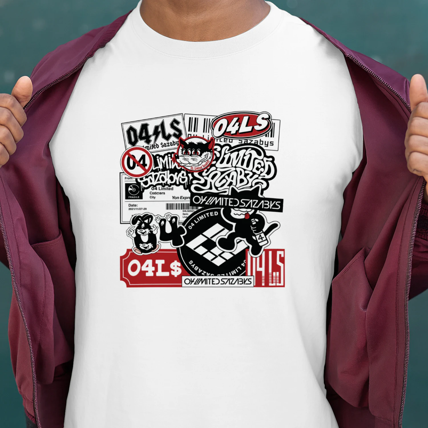Uniqlo UTme 04LS Limited Sazabys J-Rock Band Shirt