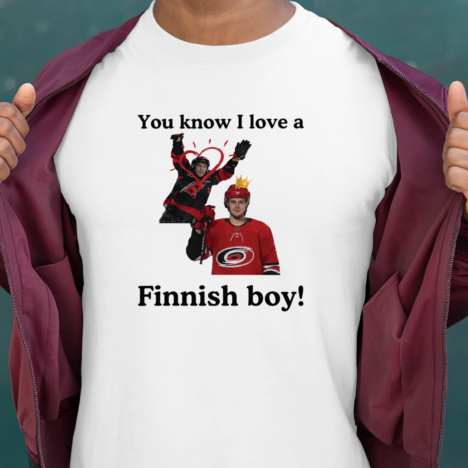 You Know I Love A Finnish Boy Carolina Hurricanes Shirt