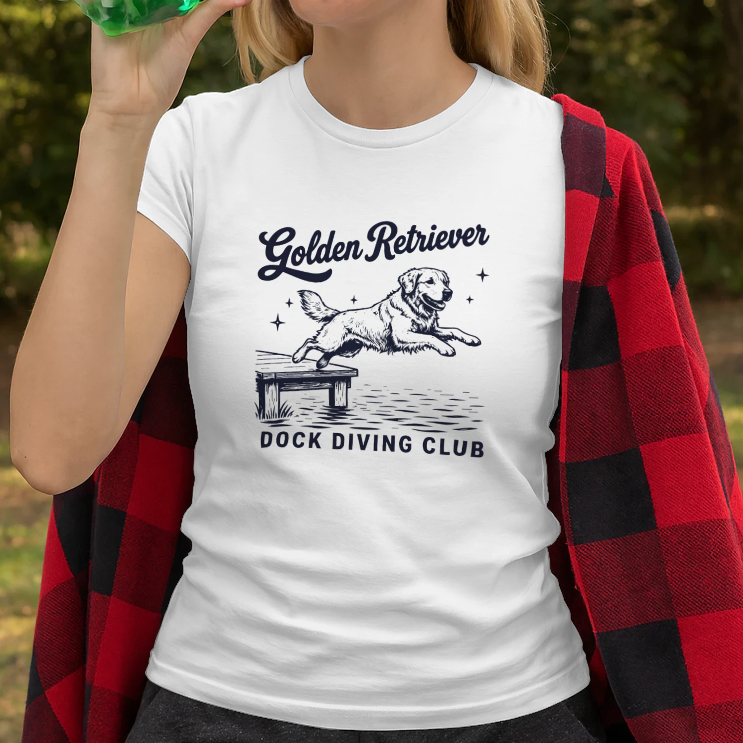 Golden Retriever Dock Diving Club Shirt