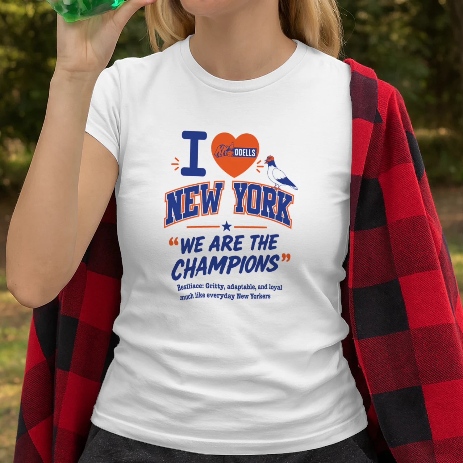 Mitchell Modell We Are The Champions Knicks Pigeon Shirt