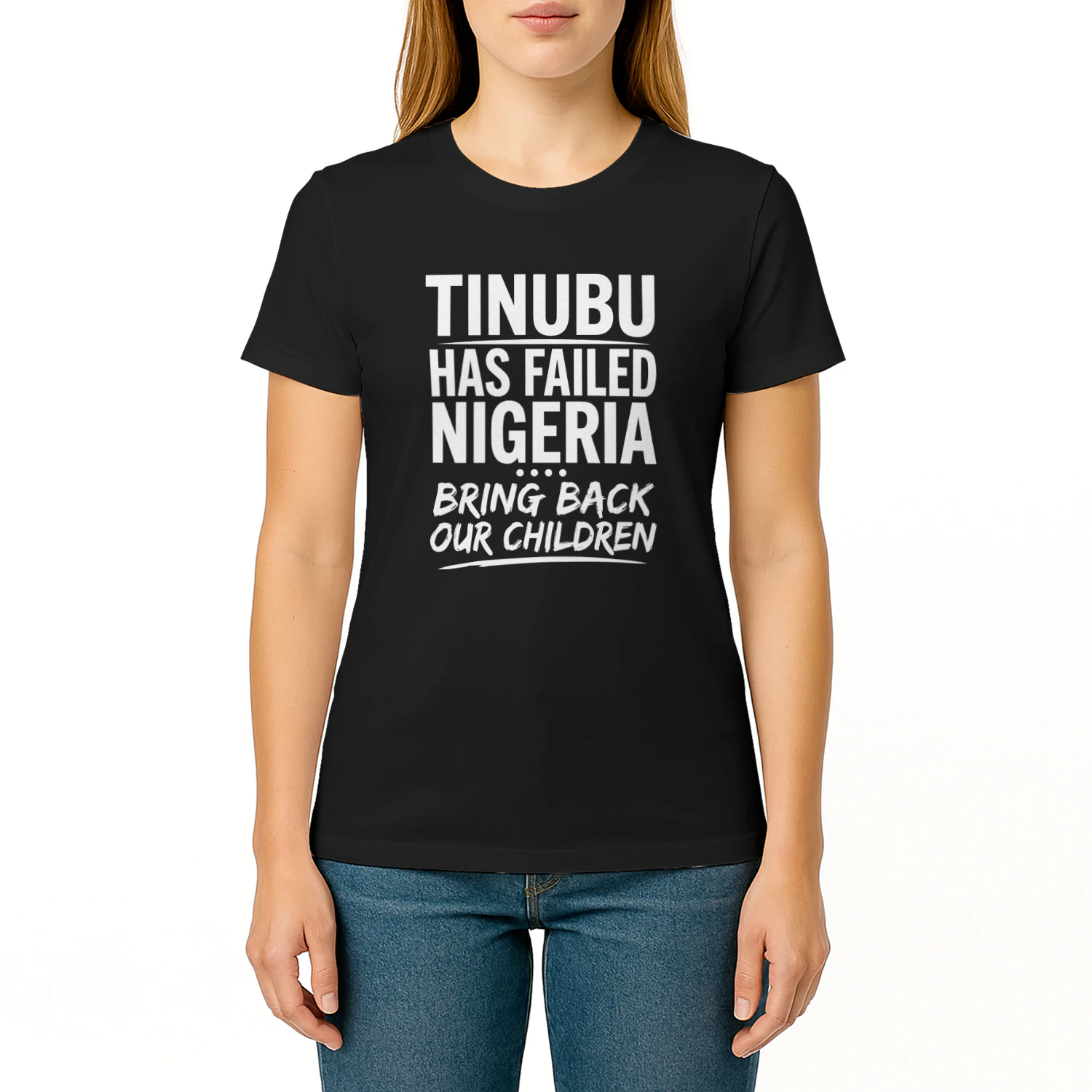 VeryDarkMan Tinubu Has Failed Nigerian Bring Back Our Children Shirt