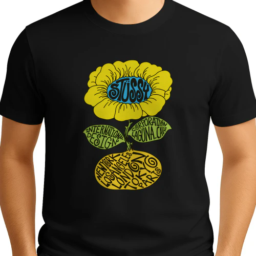 Love Island UK Tommy Murphy Stussy Sunflower Shirt