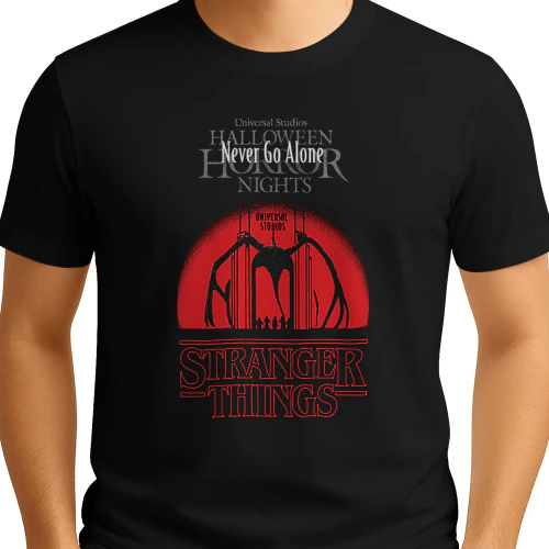 Never Go Alone Stranger Things Shirt