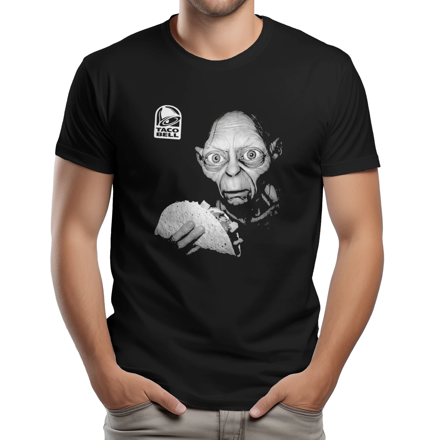 Benson Boone Wearing Gollum Taco Bell Shirt