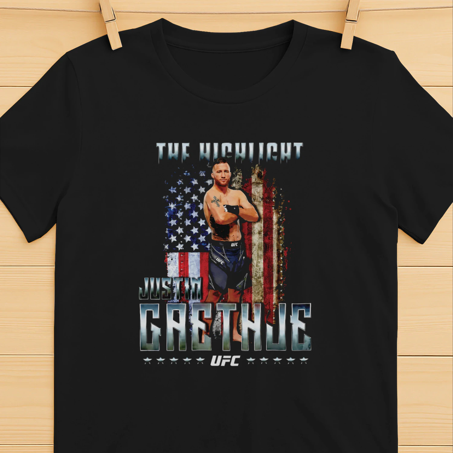 Justin Gaethje UFC Freedom 250 The Highlight Shirt