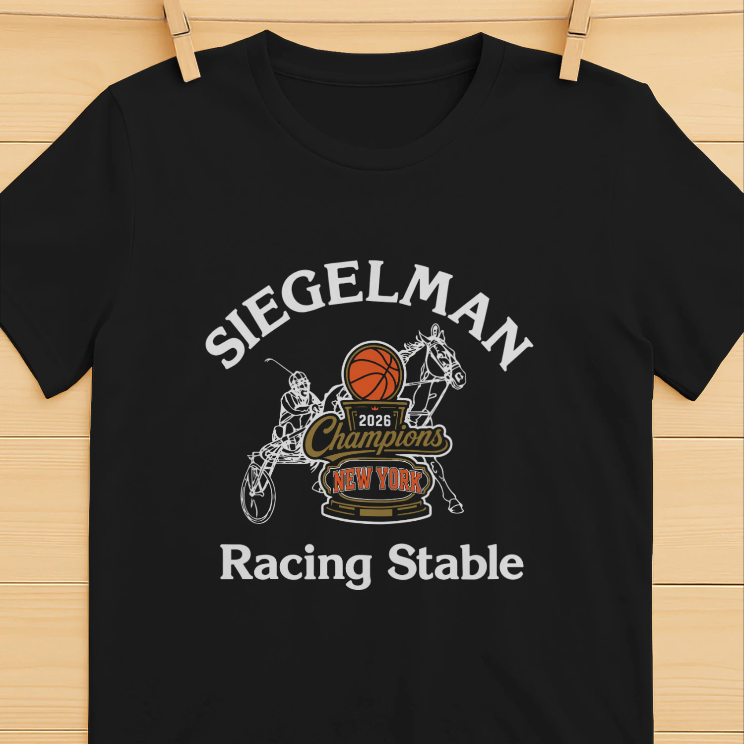 Josh Hart Siegelman Stable Knicks 2026 NBA Champions Racing Stable Parade Shirt
