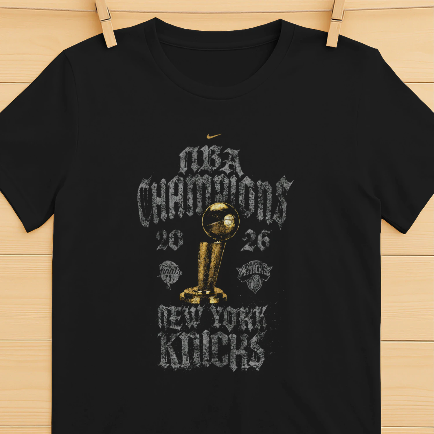 New York Knicks 2026 NBA Finals Champions Locker Room Shirt