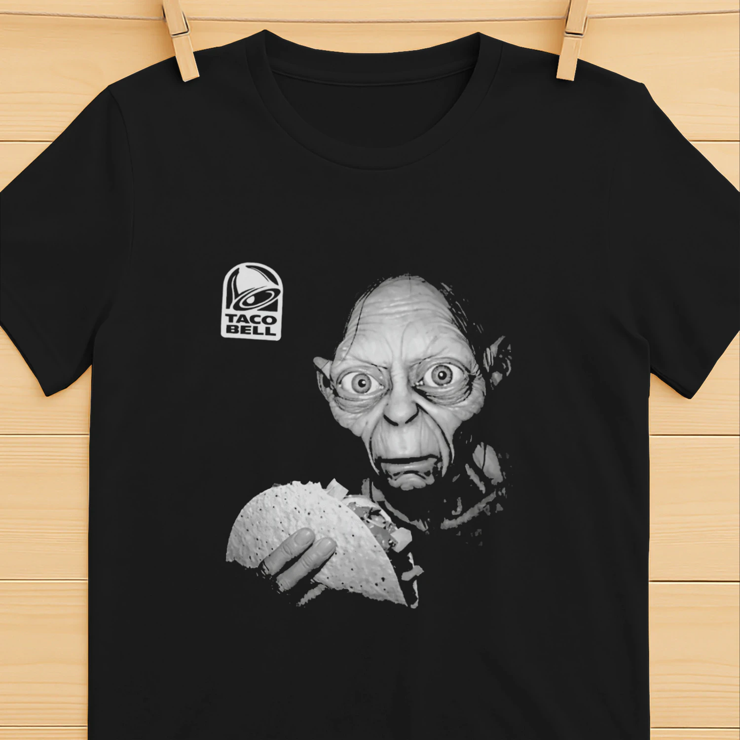Benson Boone Wearing Gollum Taco Bell Shirt