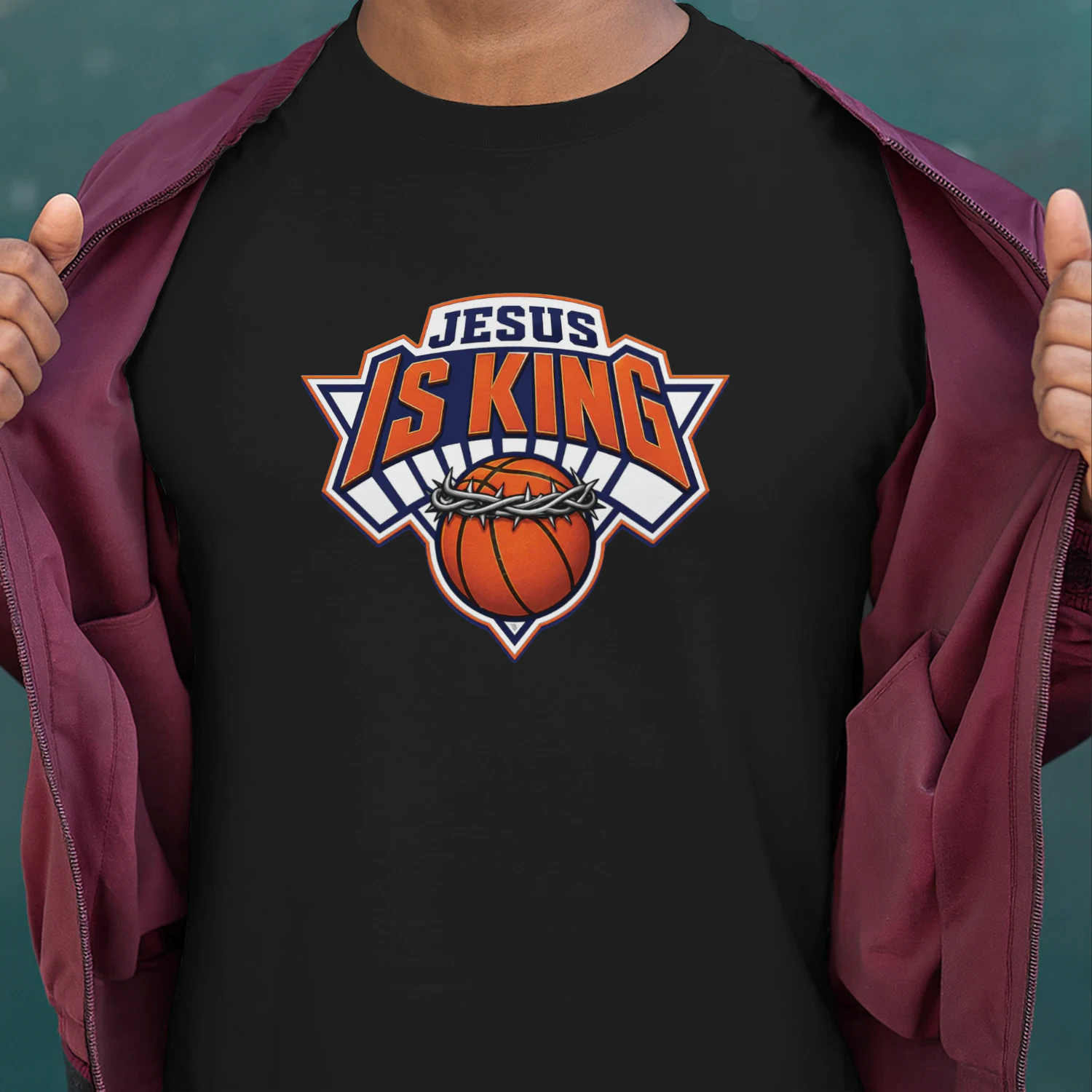 Jesus Is King Knicks Shirt