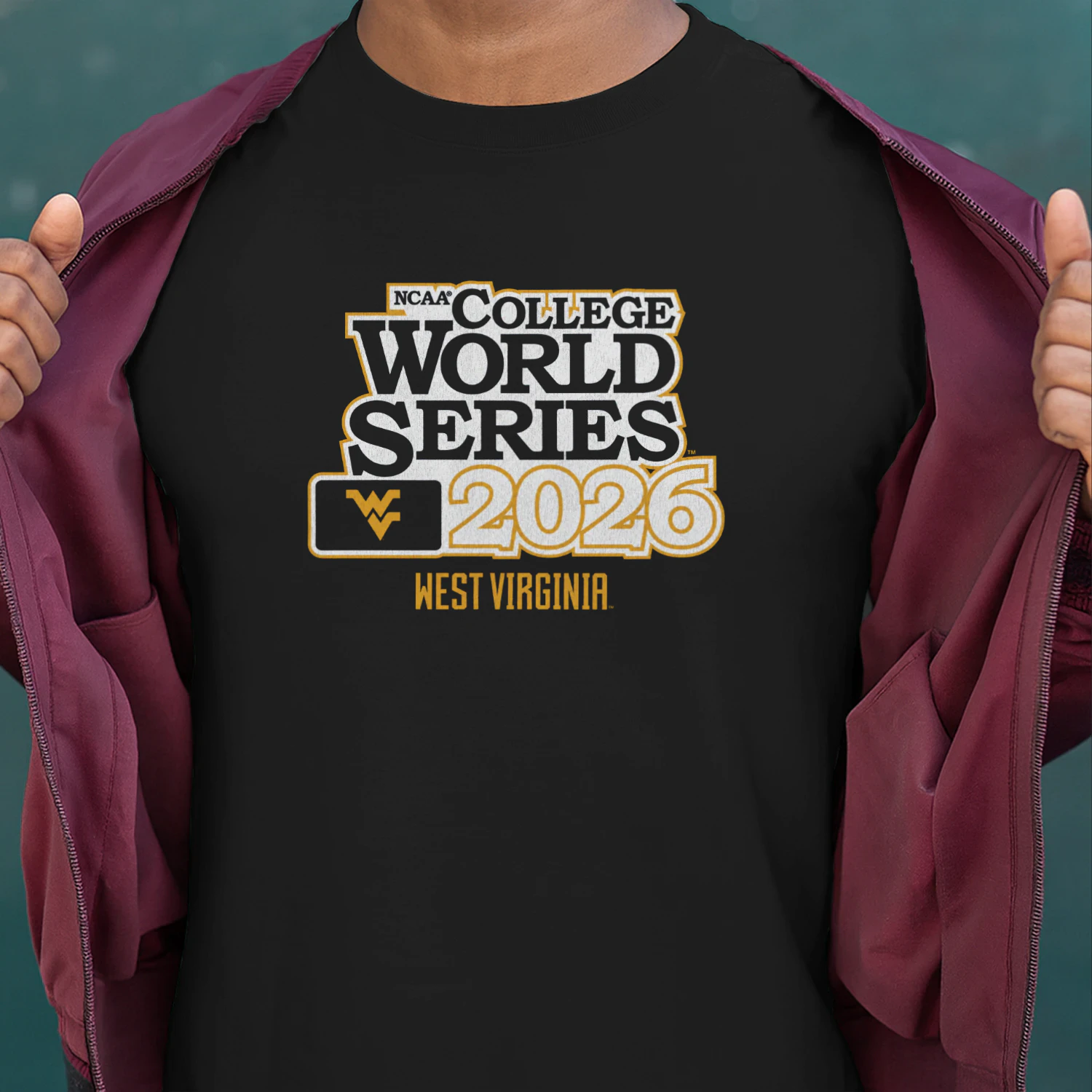 West Virginia Baseball 2026 College World Series Shirt