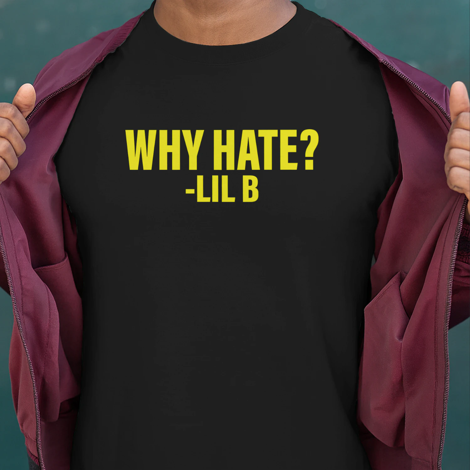 Basedworld Lil B Why Hate Shirt