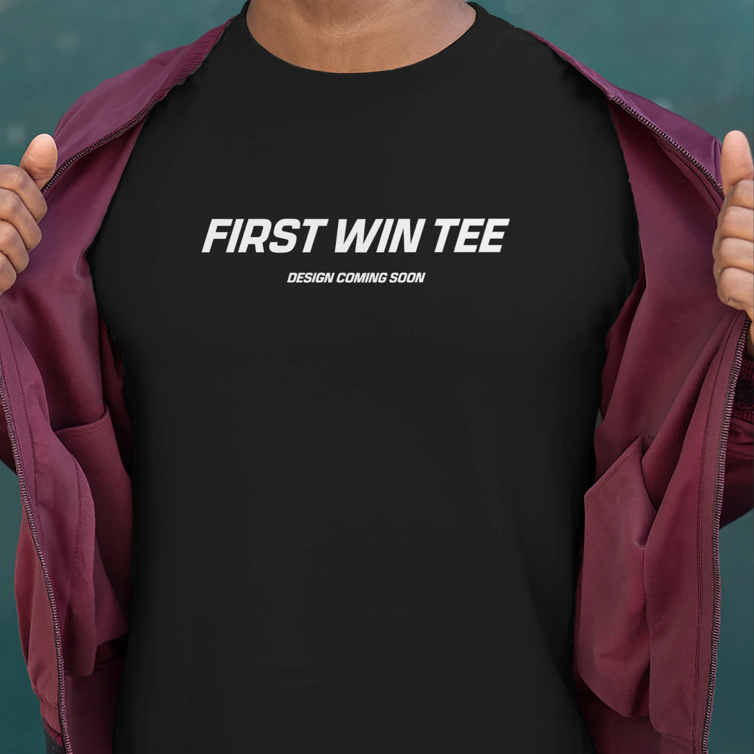 First Win Tee Design Coming Soon Shirt