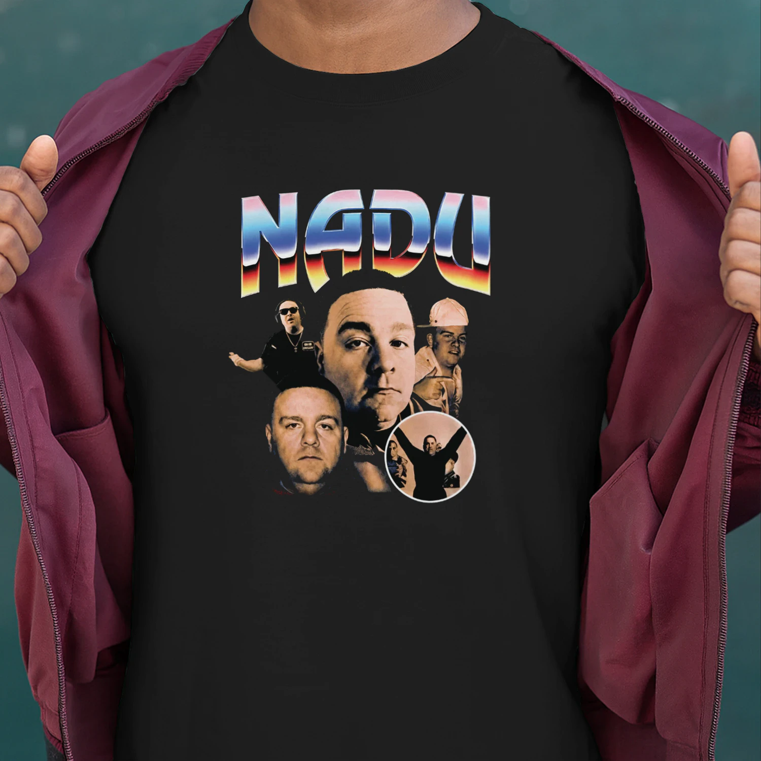 Jeff Nadu Faces Shirt