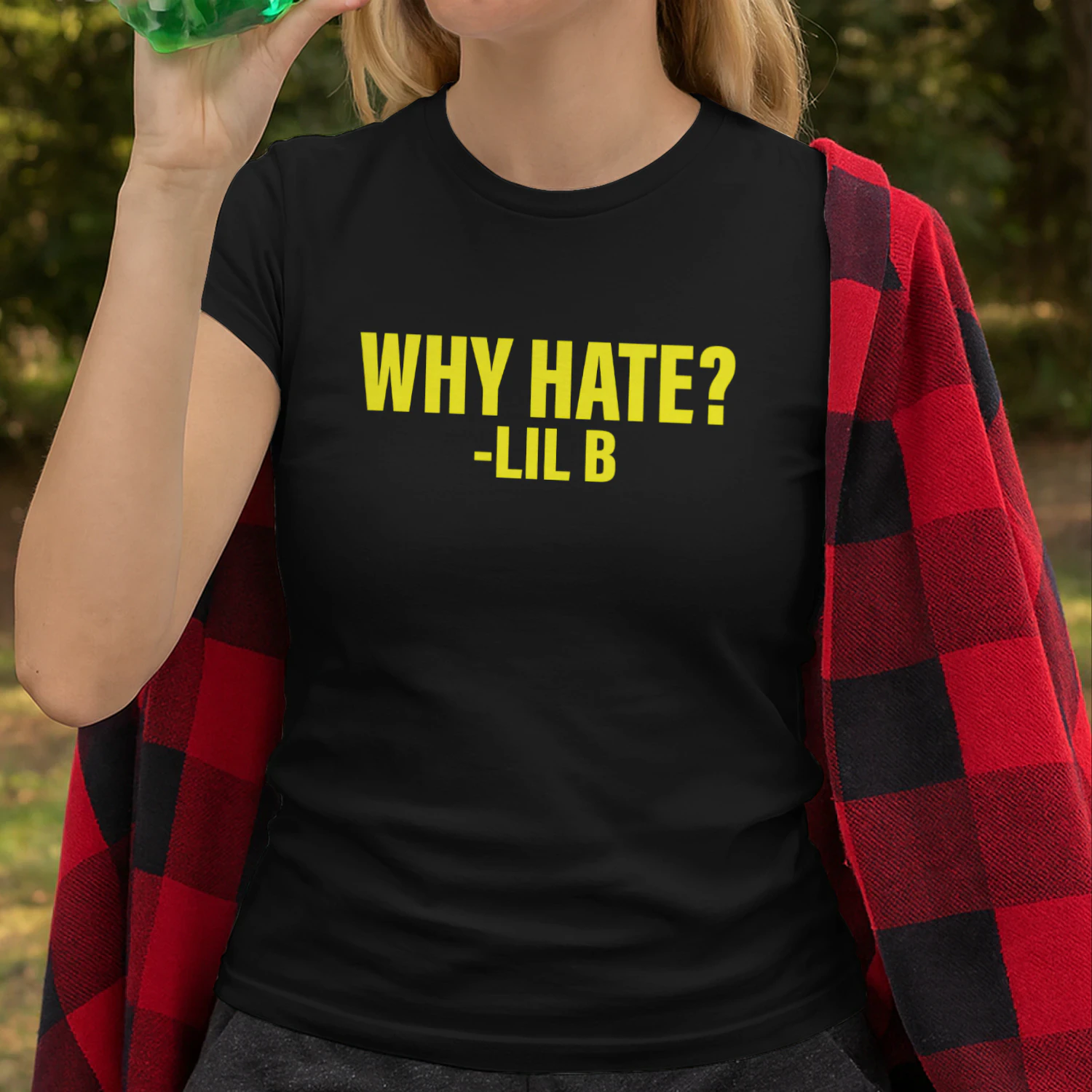 Basedworld Lil B Why Hate Shirt