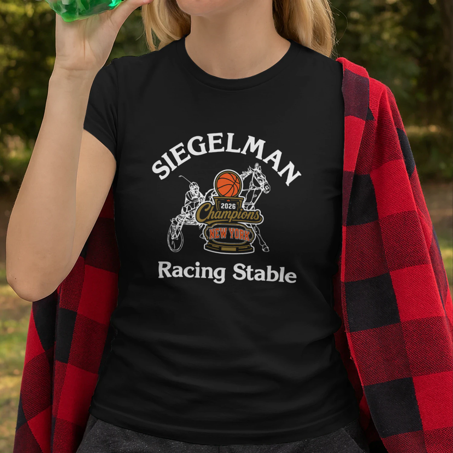 Josh Hart Siegelman Stable Knicks 2026 NBA Champions Racing Stable Parade Shirt