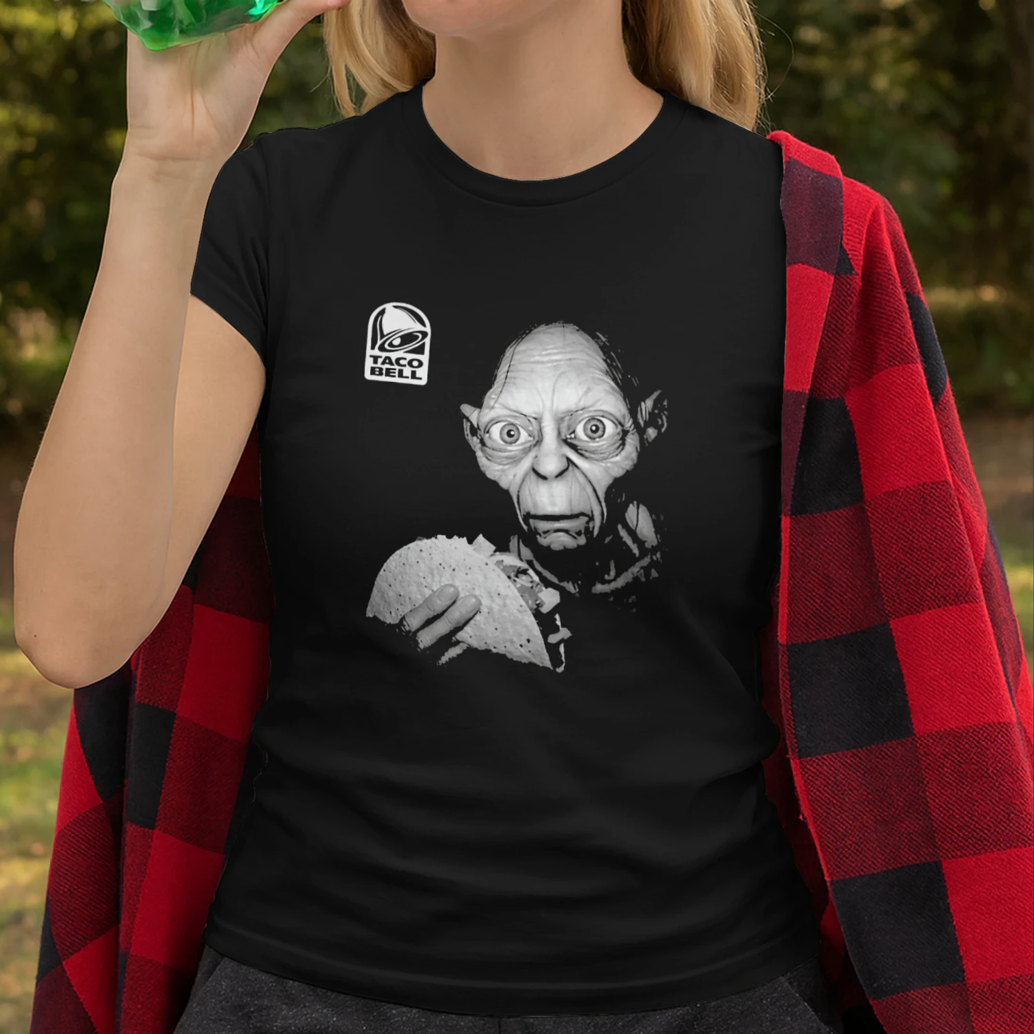 Benson Boone Wearing Gollum Taco Bell Shirt