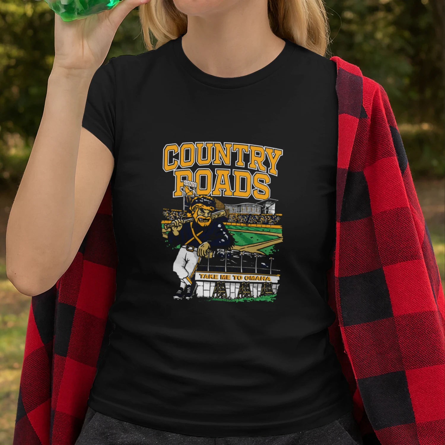 Country Roads Take Me To Omaha Shirt