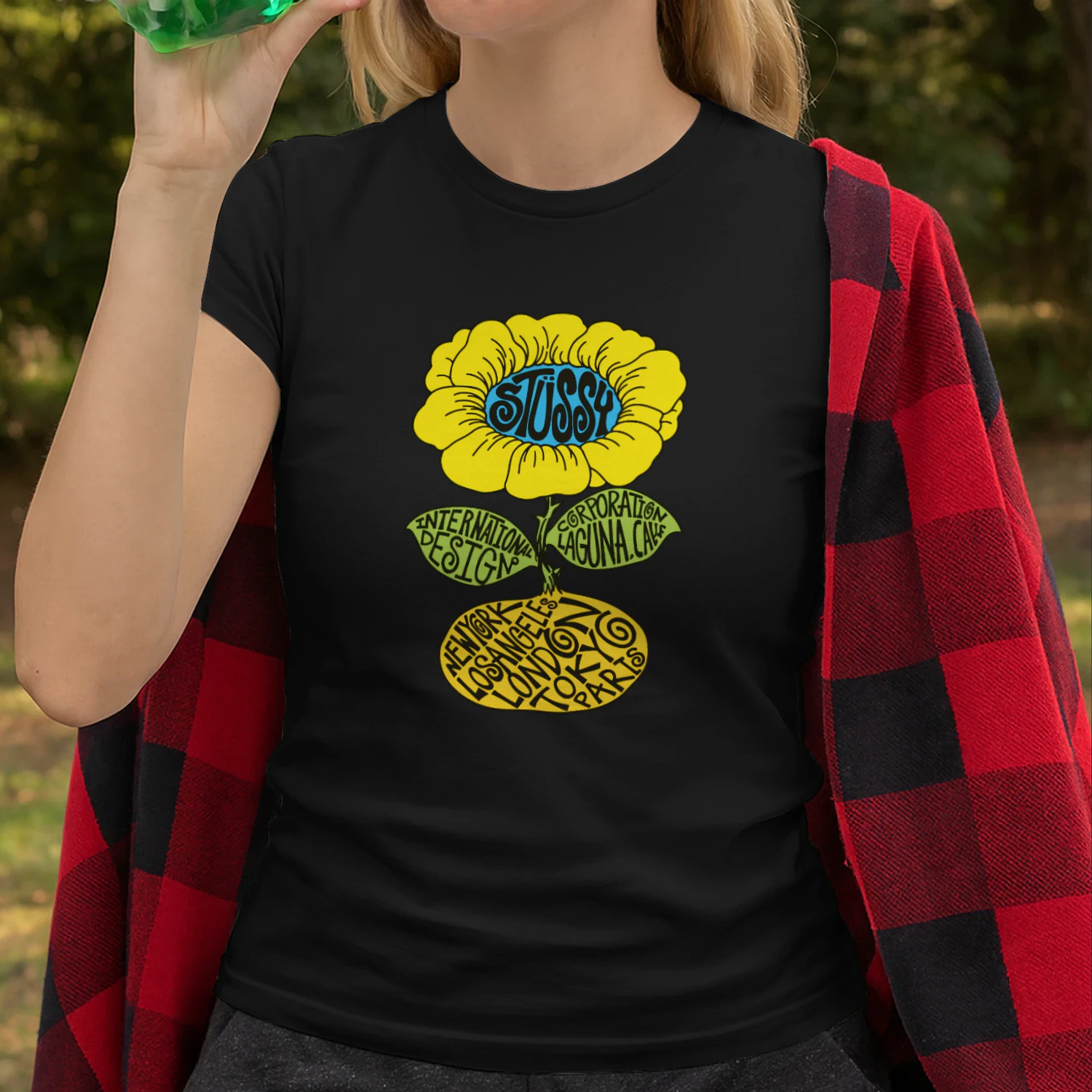 Love Island UK Tommy Murphy Stussy Sunflower Shirt
