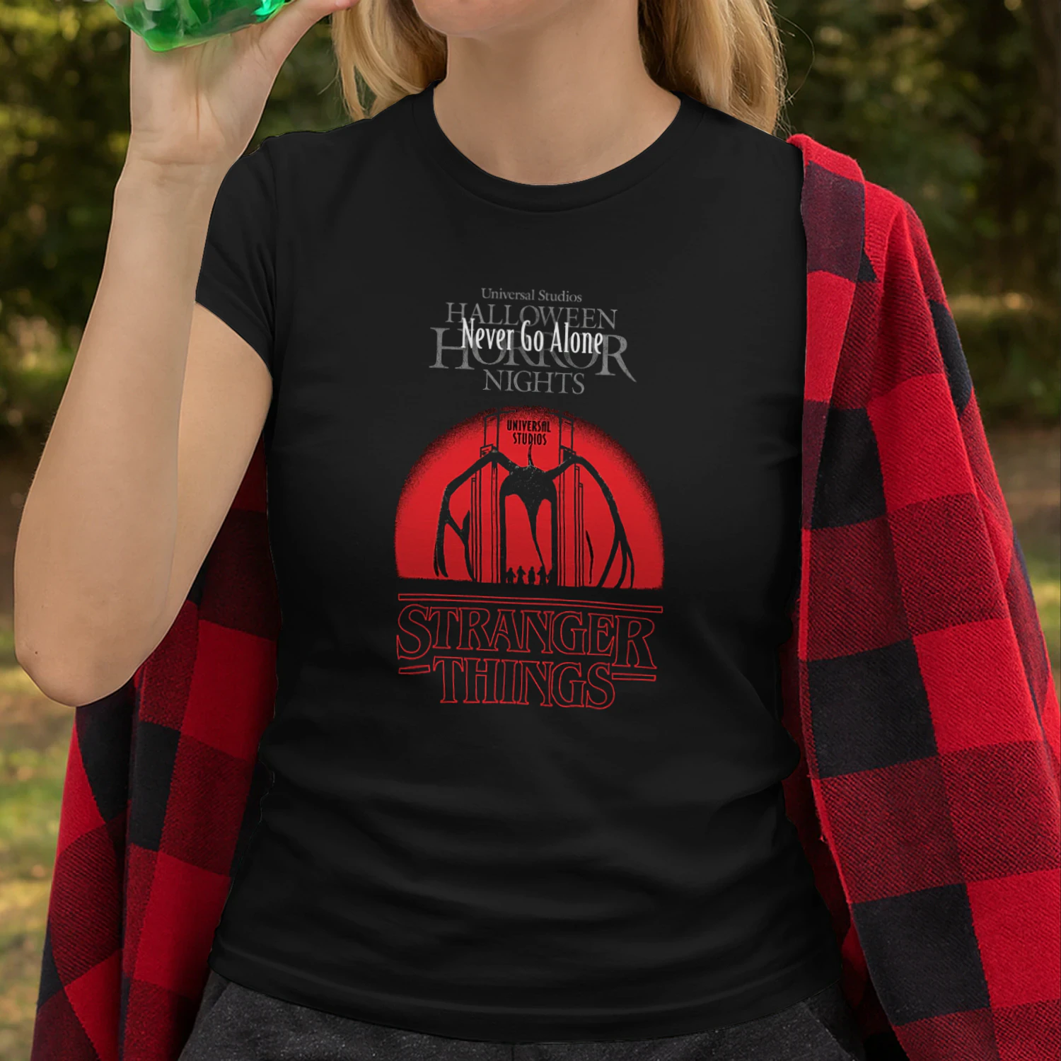 Never Go Alone Stranger Things Shirt