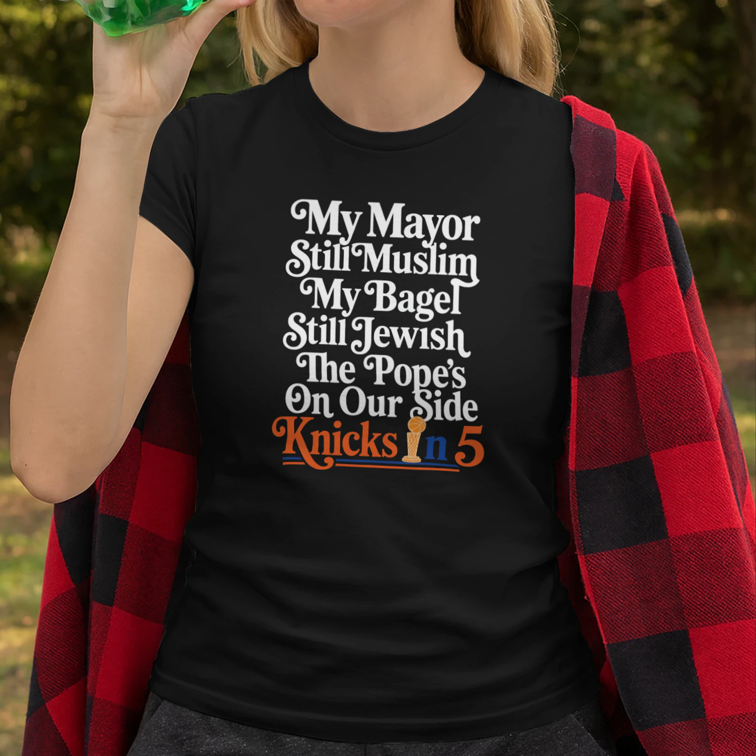 My Mayor Still Muslim, My Bagel Still Jewish, Knicks In 5 Shirt