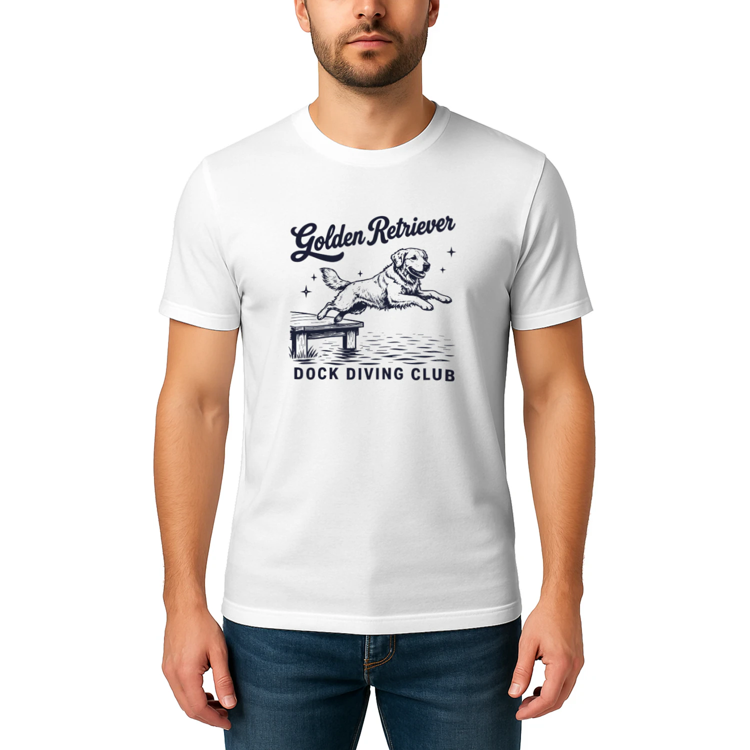 Golden Retriever Dock Diving Club Shirt
