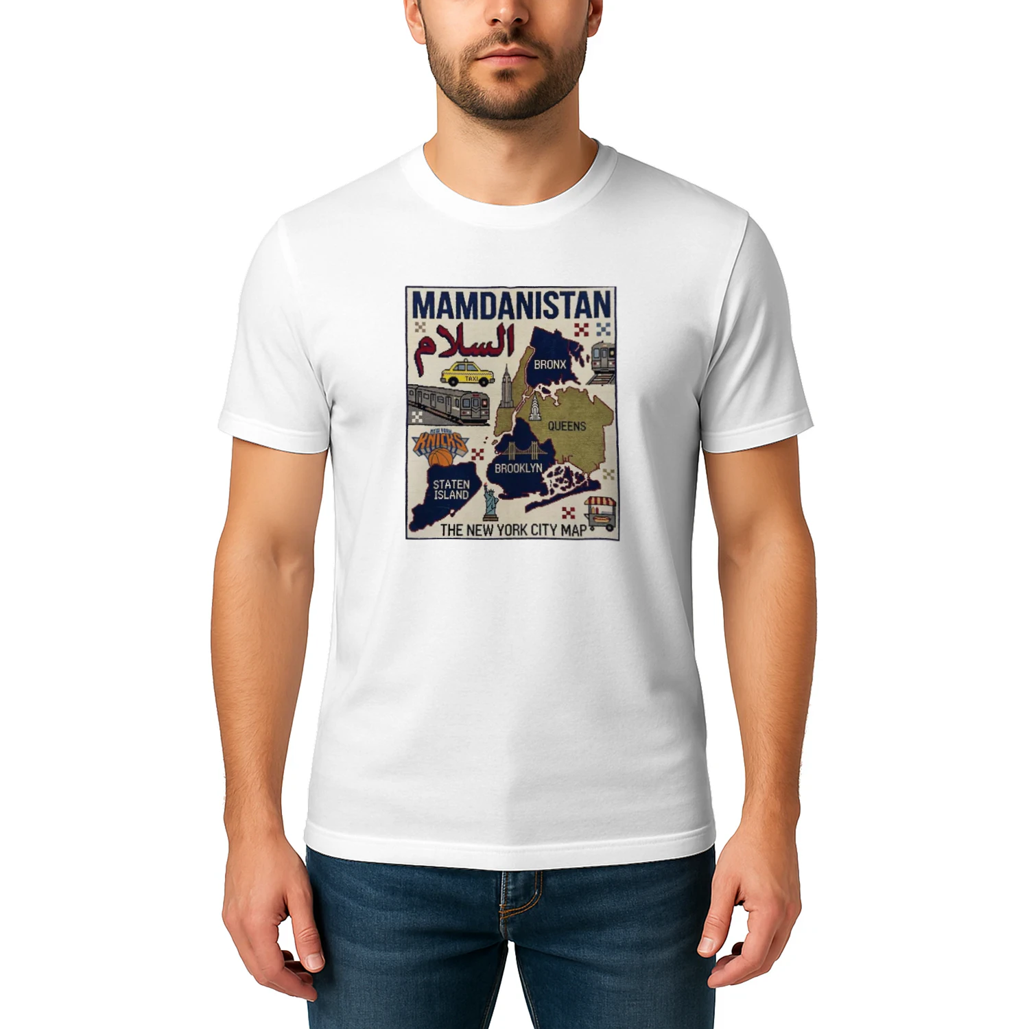 Mamdanistan The New York City Map Shirt