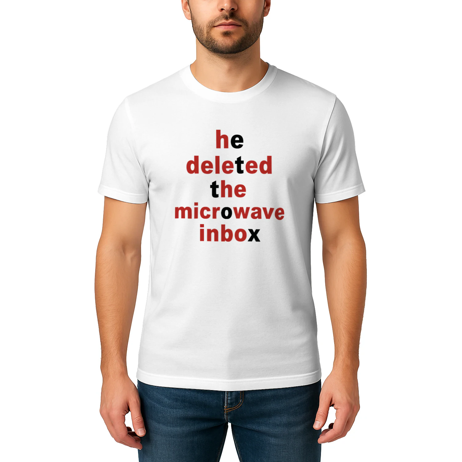 He Deleted The Microwave Inbox Shirt