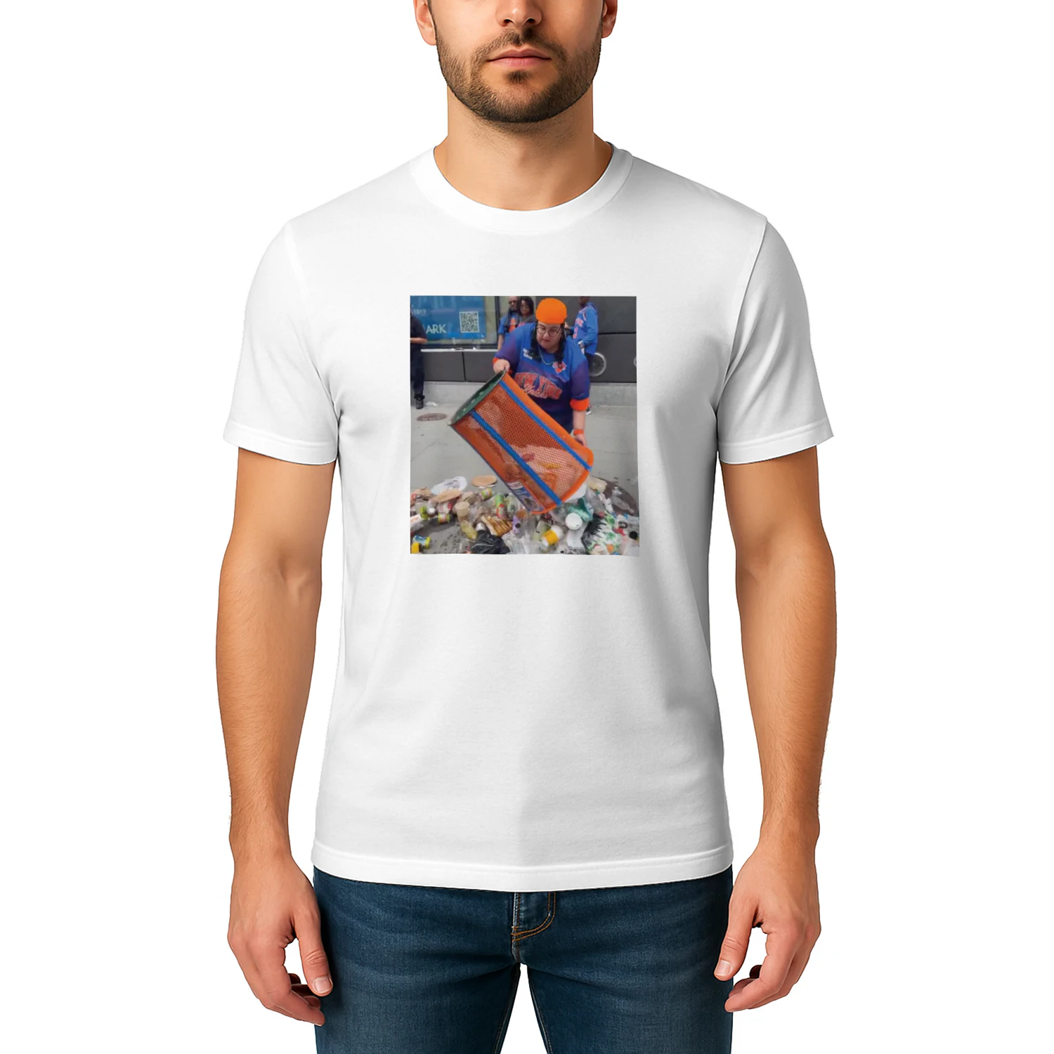Knicks Dei Angie Base Stealing Trashcan Shirt