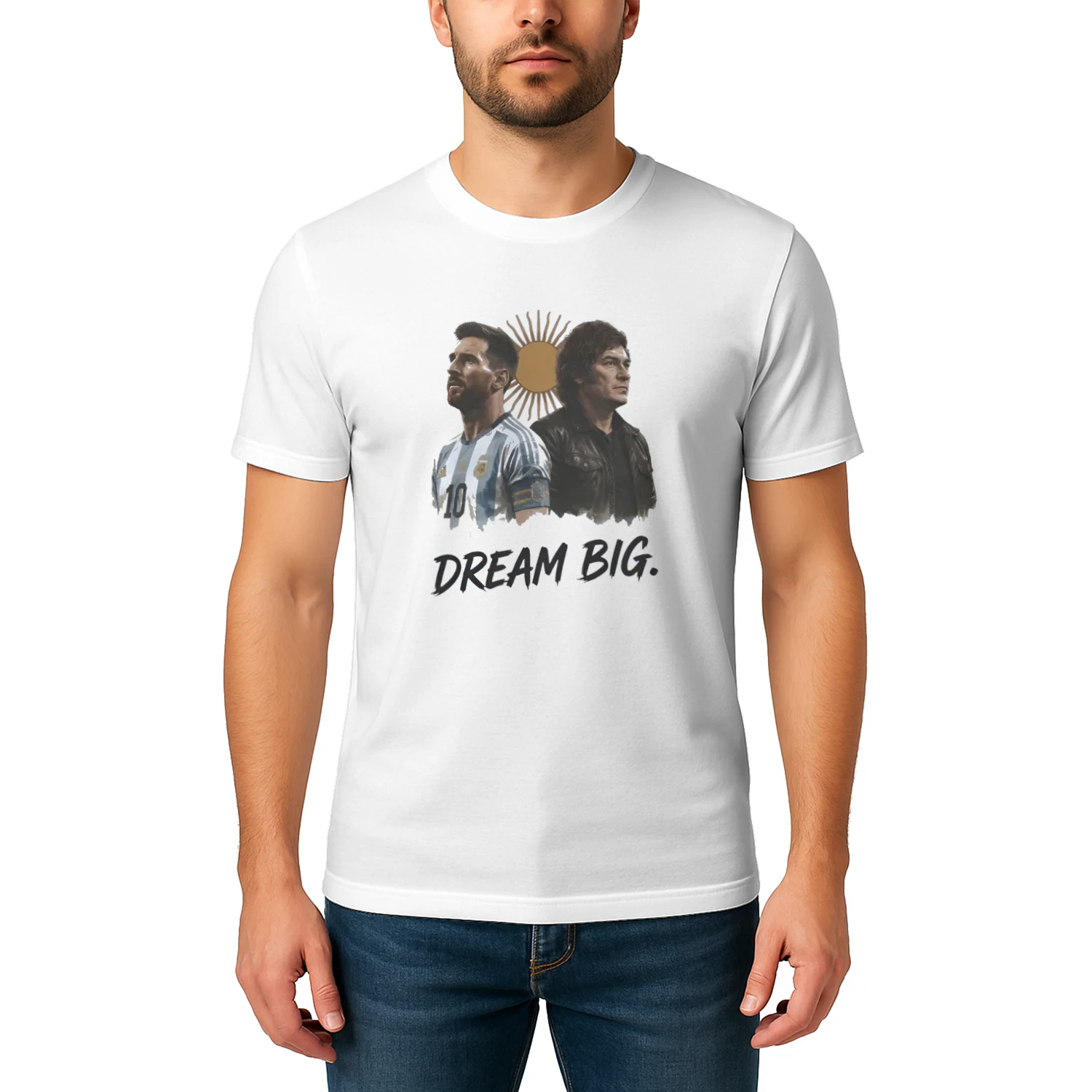 Lionel Messi x Javier Milei Dream Big Shirt