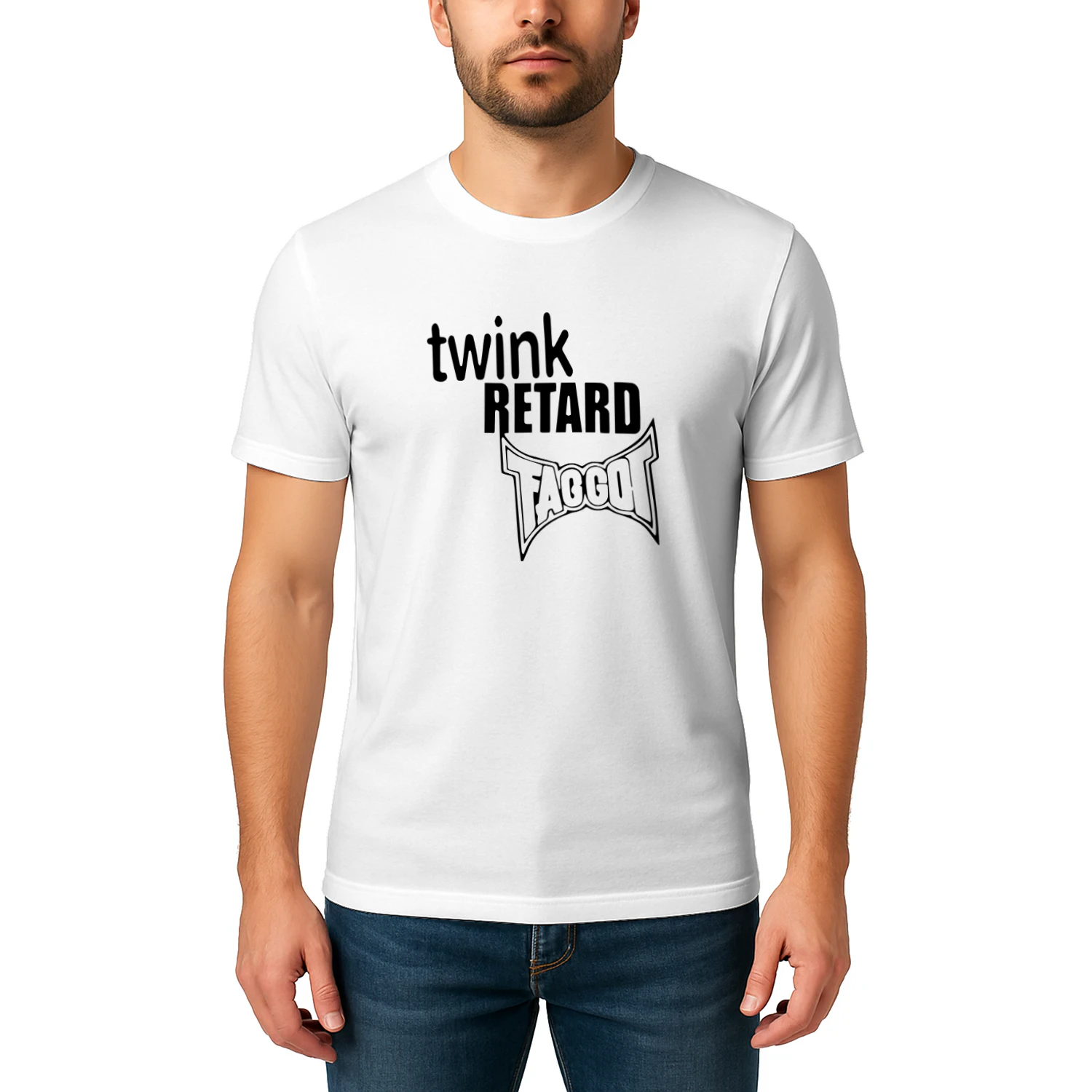 Twink Retard Faggot And I Have A Gun Shirt