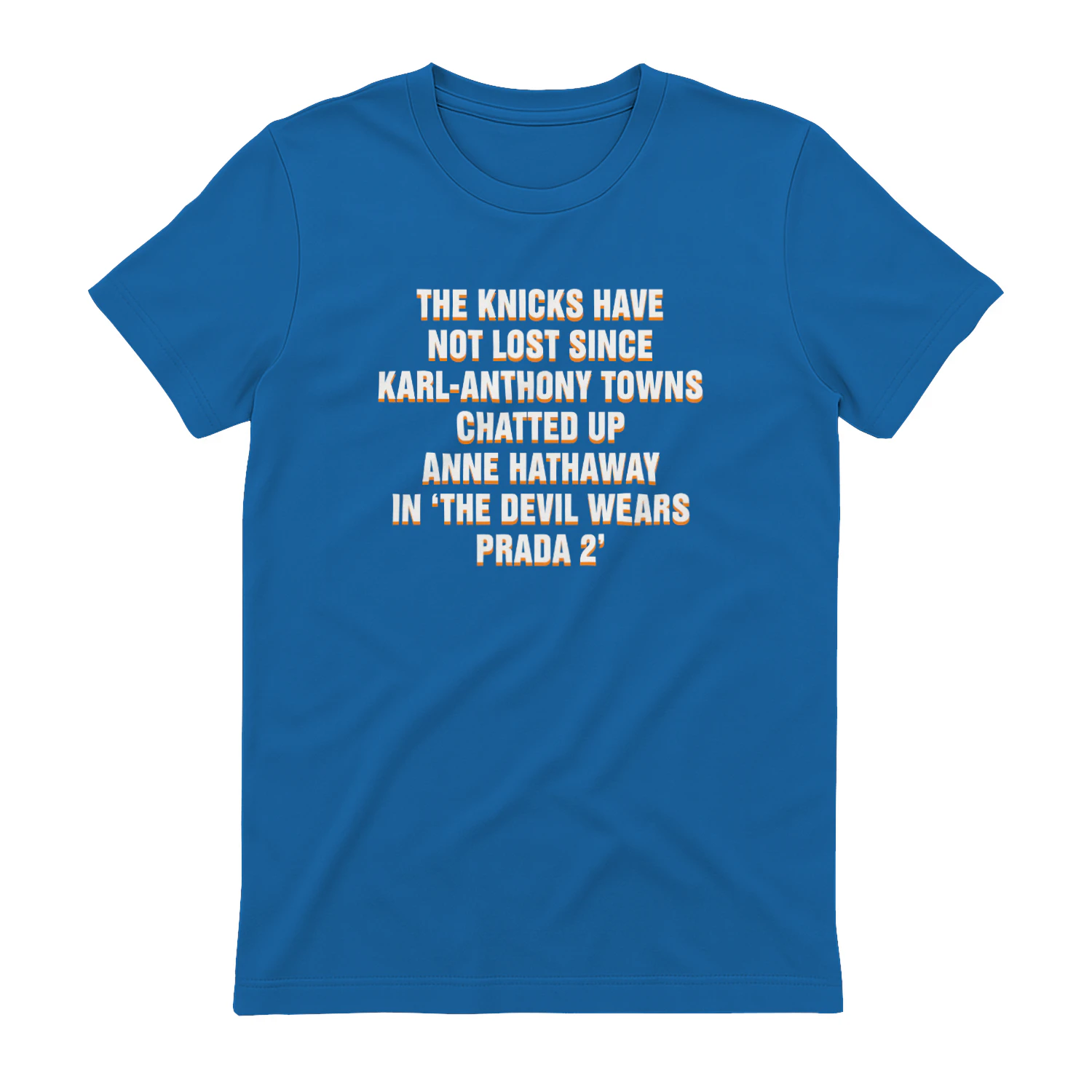 The Team Have Not Lost Since KAT Chatted Up Anne In The Movie Shirt