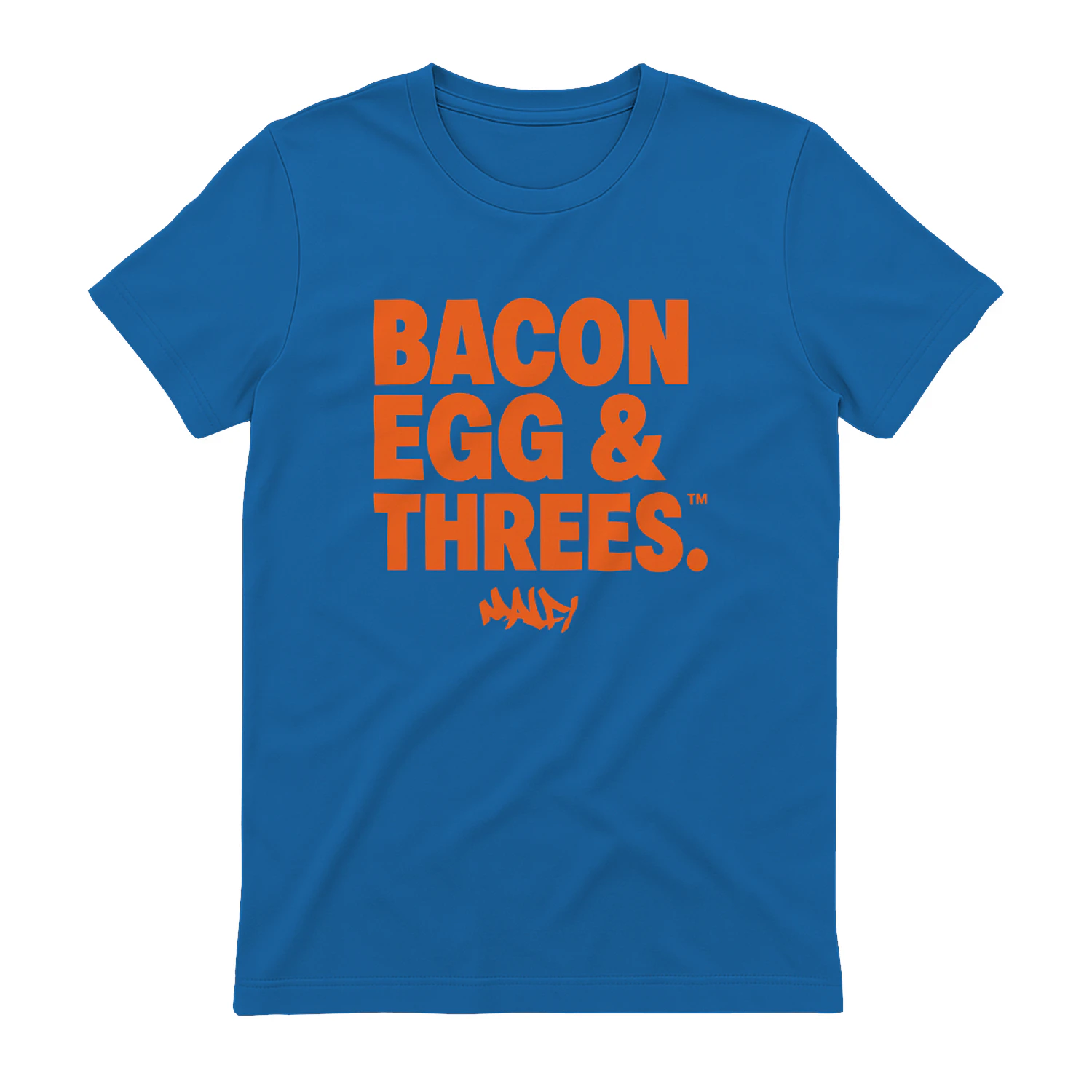 bacon egg and threes shirt