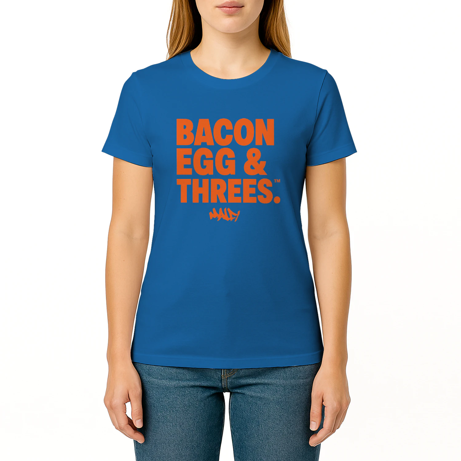 bacon egg and threes shirt
