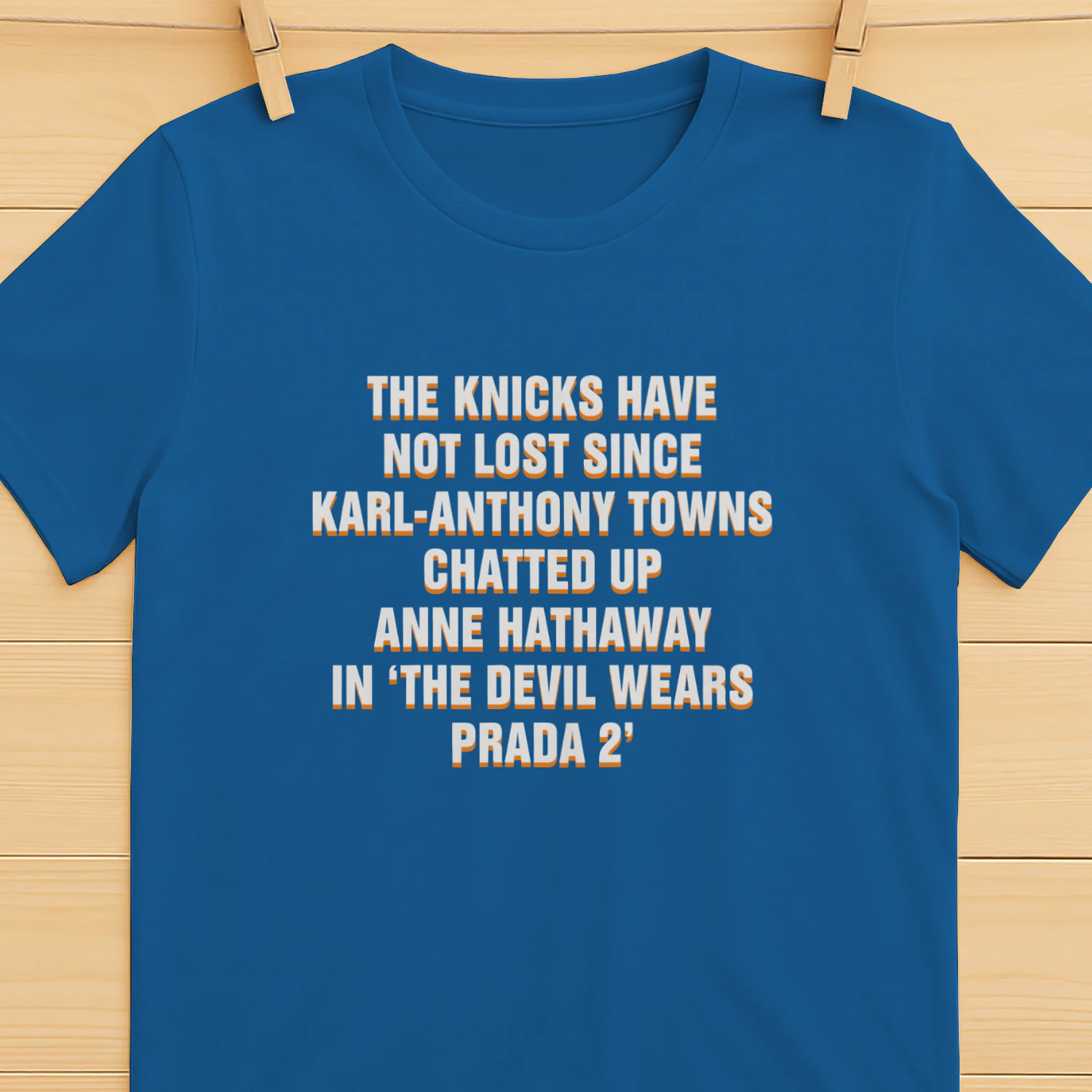 The Team Have Not Lost Since KAT Chatted Up Anne In The Movie Shirt