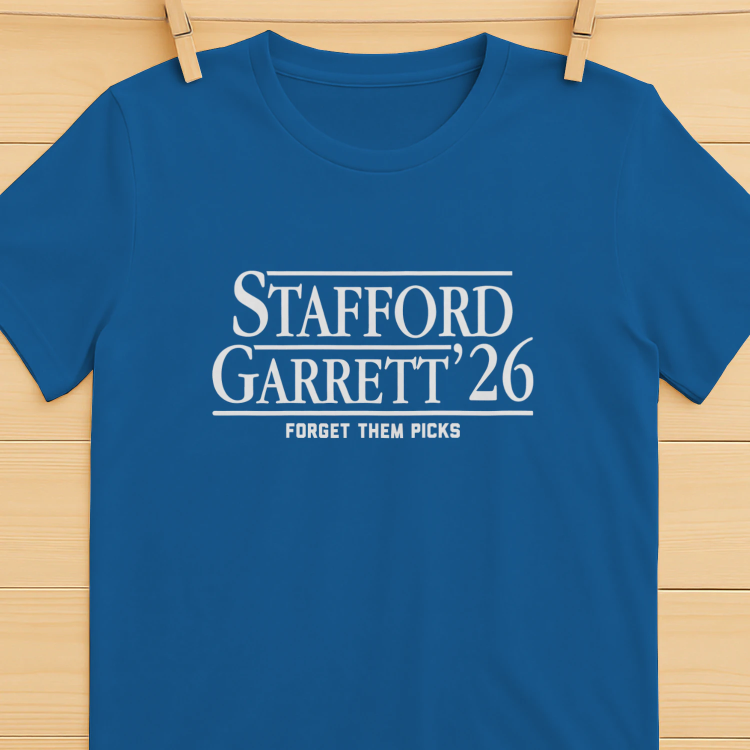 Stafford-Garrett '26 Forget Them Picks Shirt