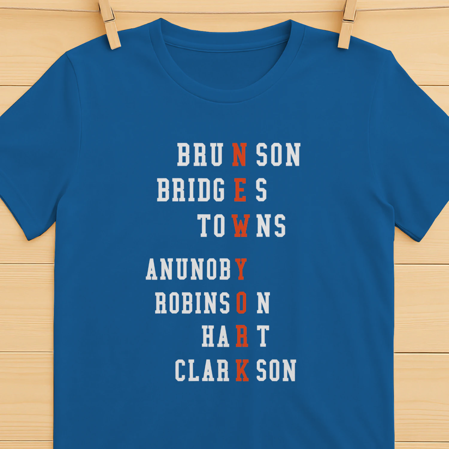 Brunson Bridges Towns Robinson Hart Clarkson Shirt