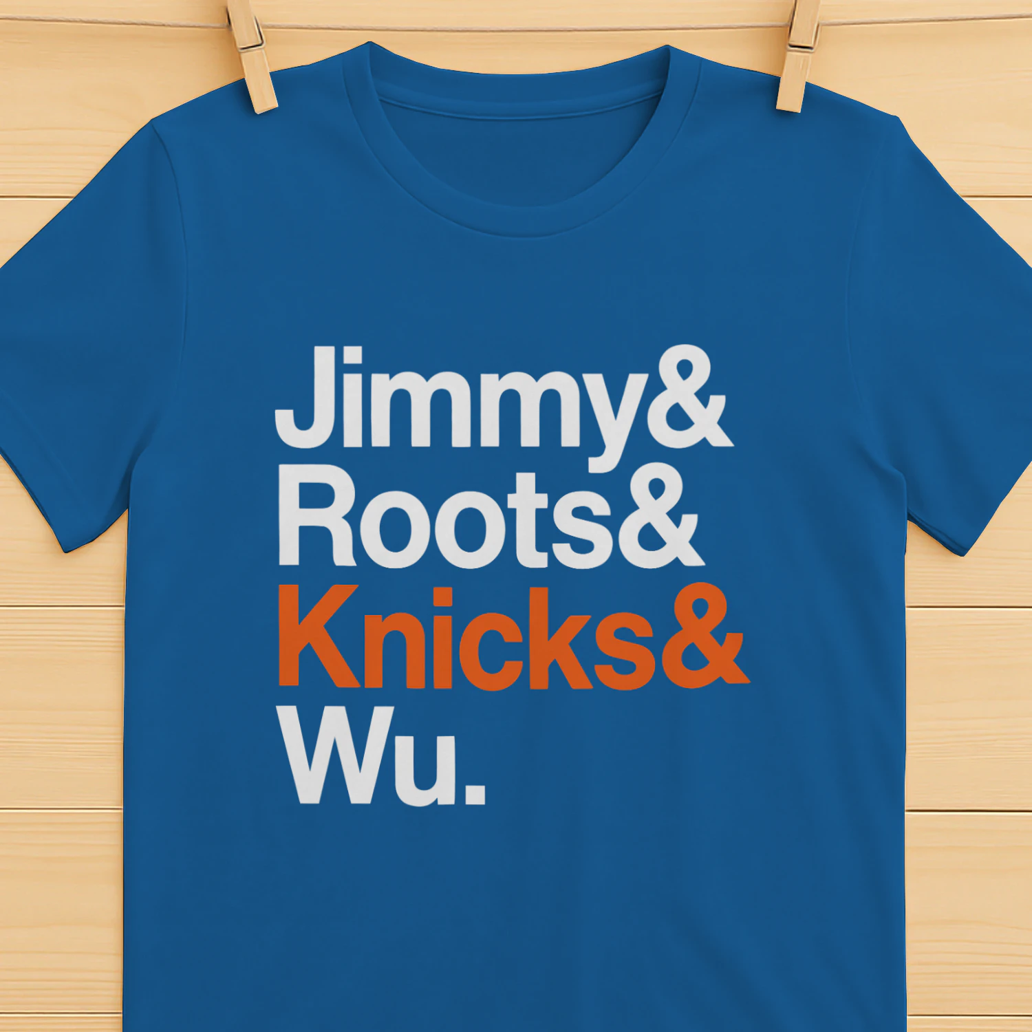 Jimmy & Roots & Knicks & Wu Shirt