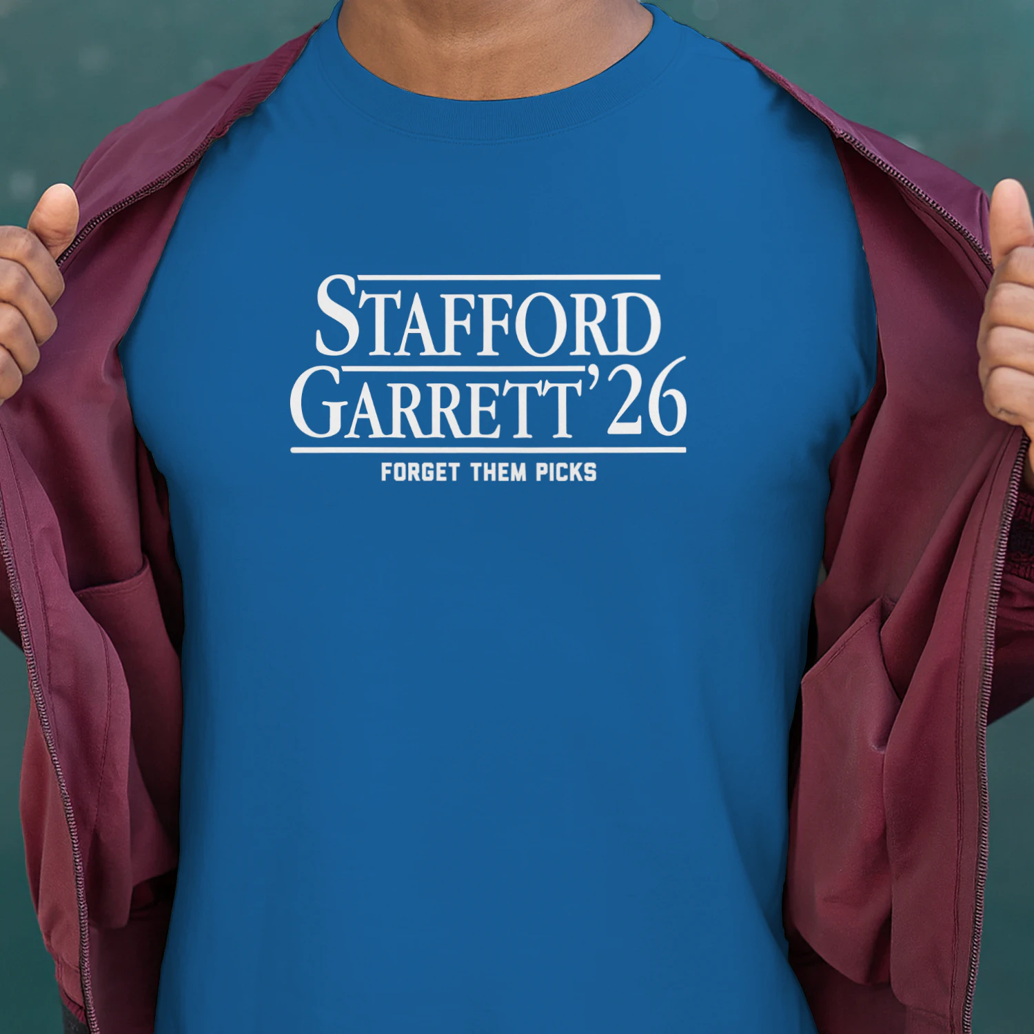 Stafford-Garrett '26 Forget Them Picks Shirt