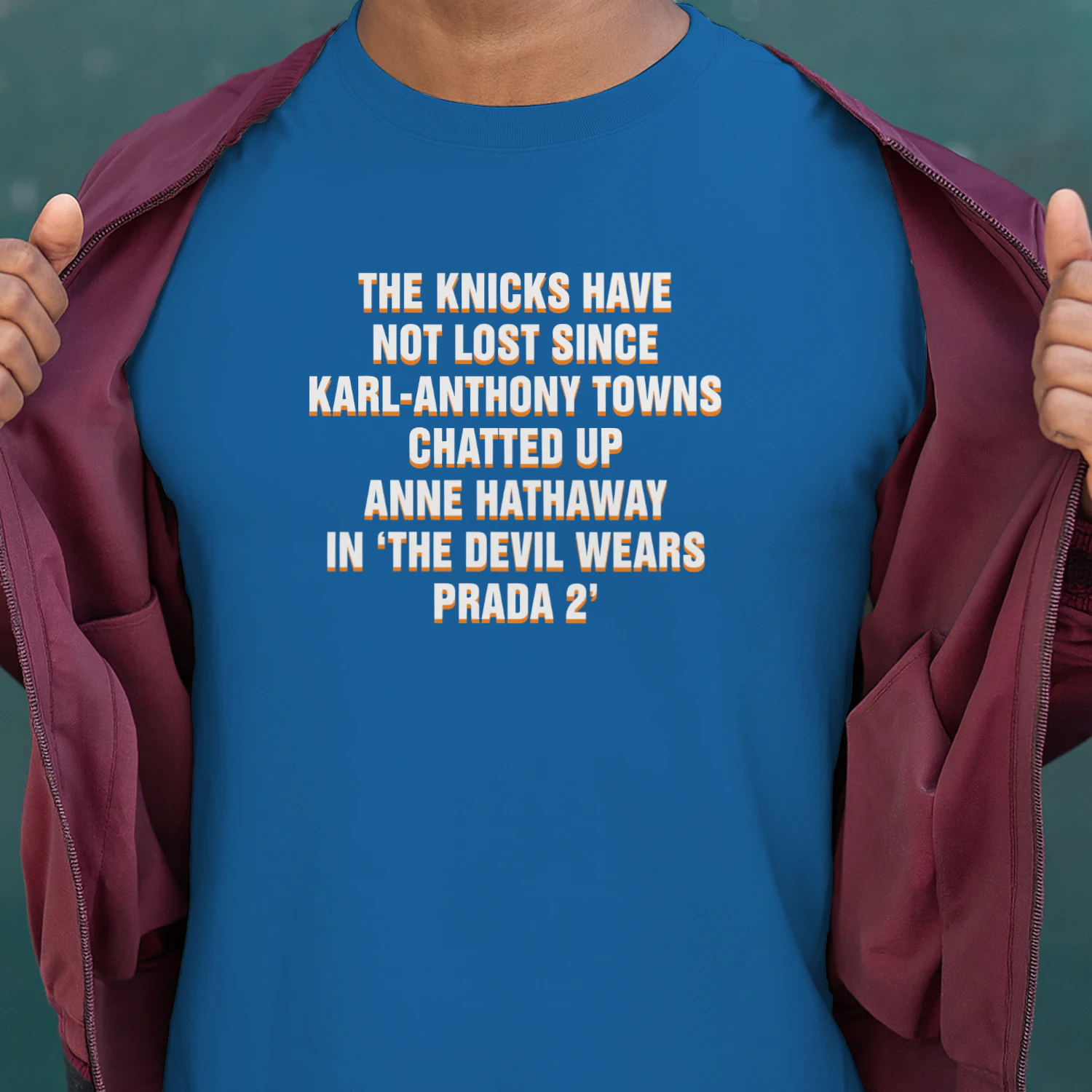 The Team Have Not Lost Since KAT Chatted Up Anne In The Movie Shirt