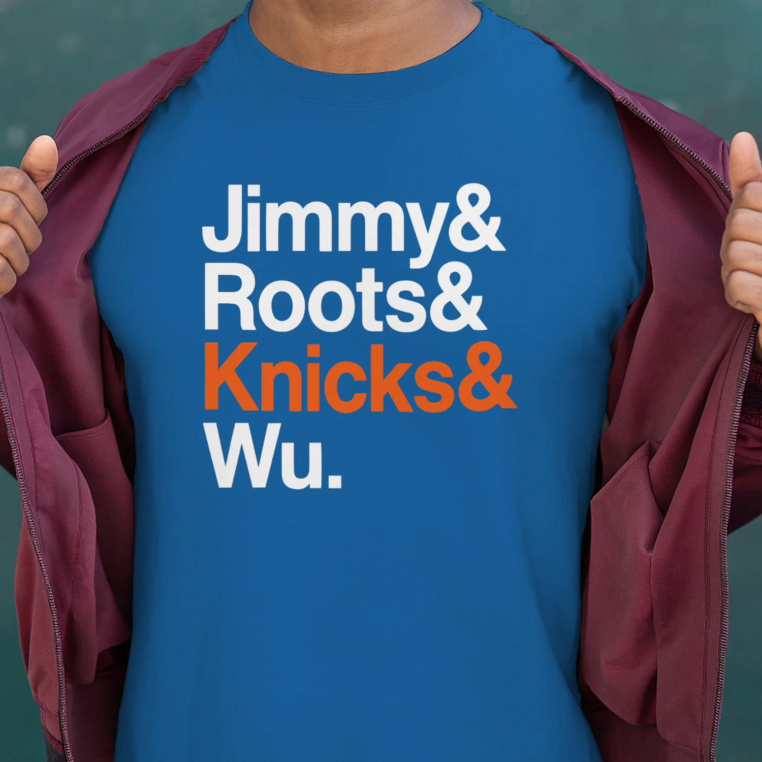 Jimmy & Roots & Knicks & Wu Shirt