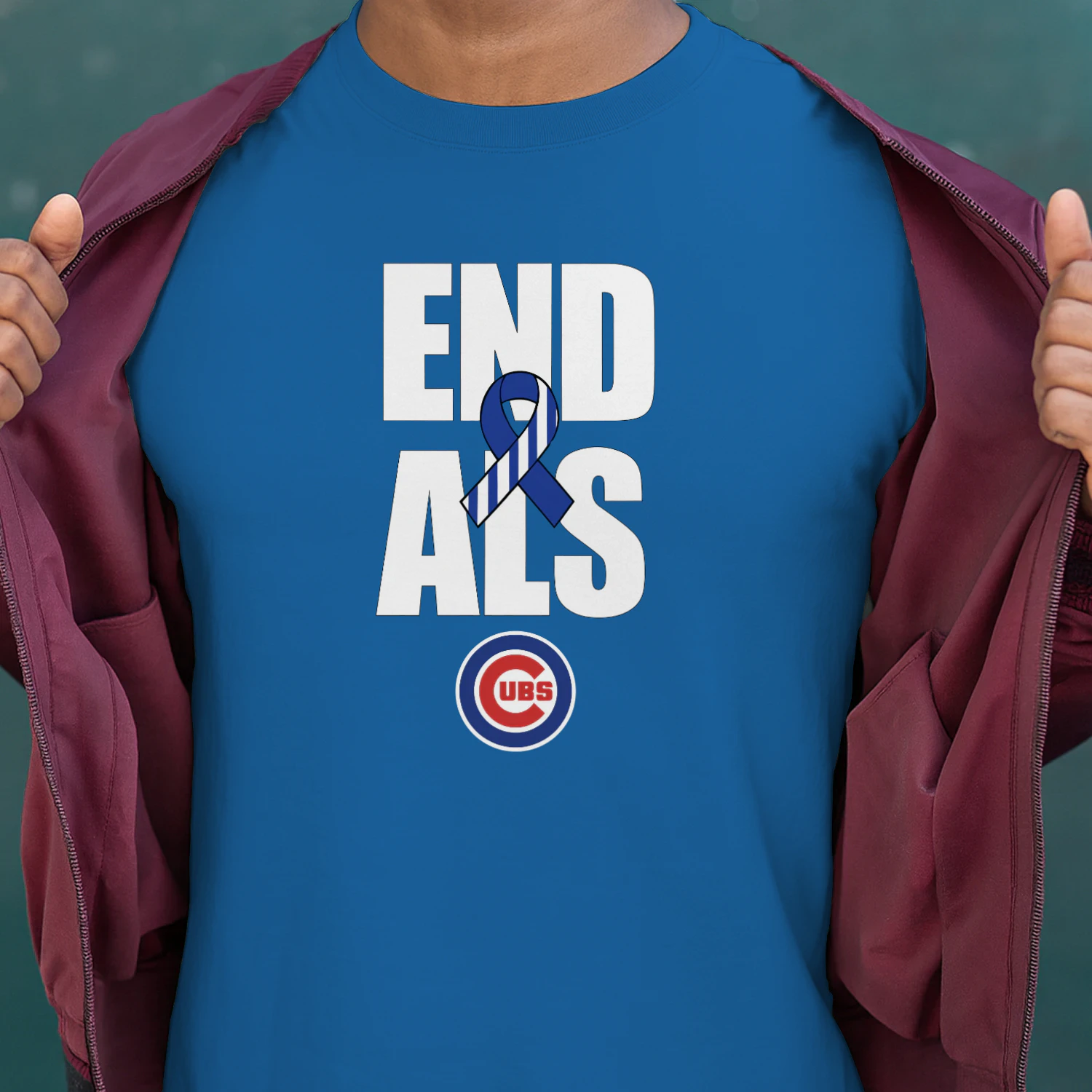 Chicago Cubs Nico Hoerner End ALS Shirt Awareness