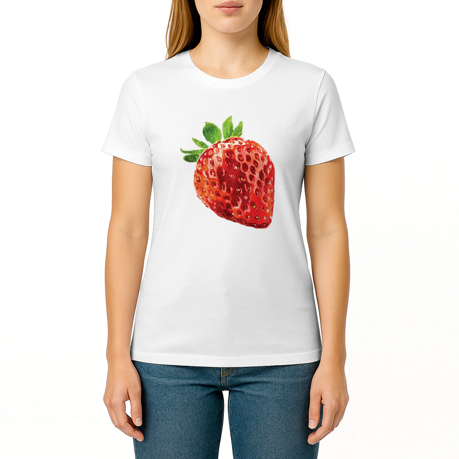 Alice and Steve Izzy By Anthropologie Strawberry Shirt