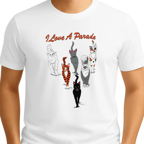 I Love A Parade Walking Cats Shirt