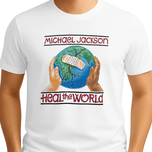 Vintage 1993 Michael Jackson Heal The World Super Bowl XXVII Halftime Show Shirt